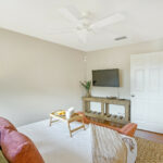 Bedroom and red Pillow