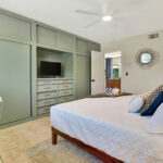 Bedroom and Green Cupboard