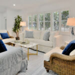 Drawing Room with blue Cushion
